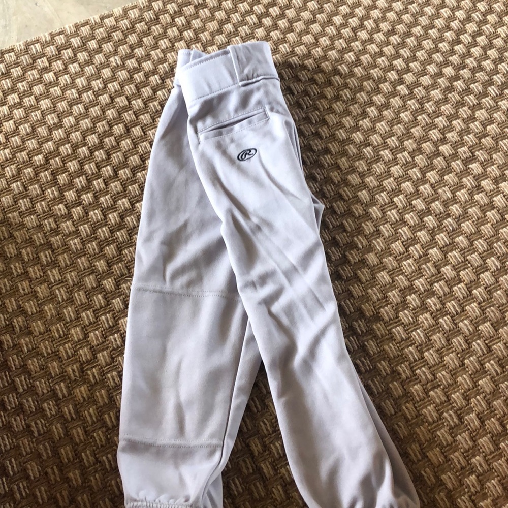 Grey baseball pants